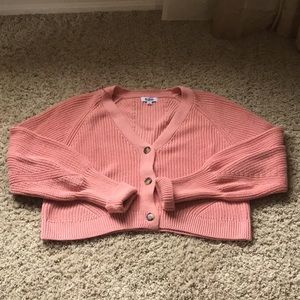 525 cotton cardigan (peach)